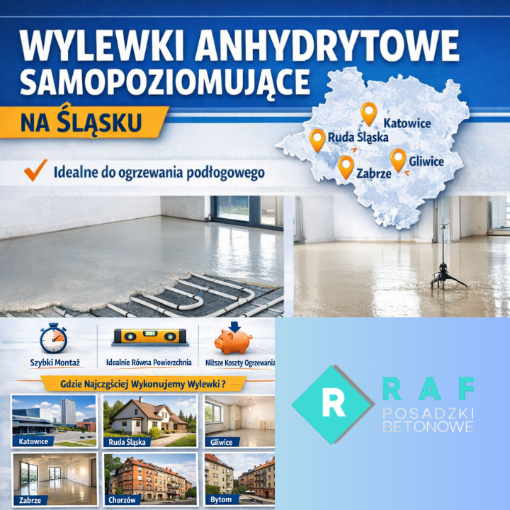 Wylewki anhydrytowe ruda slaska